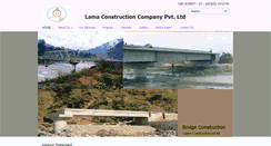 Desktop Screenshot of lamaconstruction.com